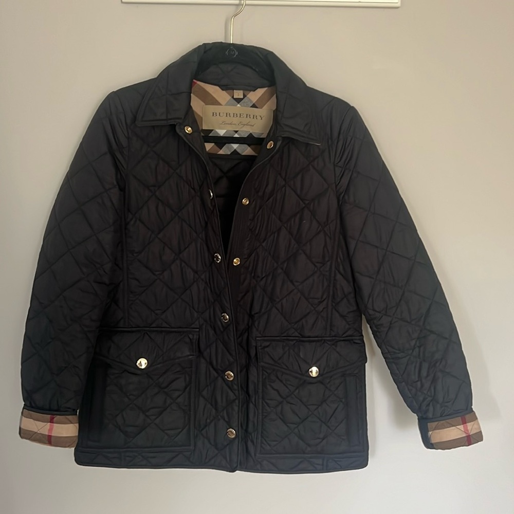 BURBERRY Westbridge Quilted Jacket Black